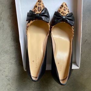 Kate Spade New York Leopard black Heels